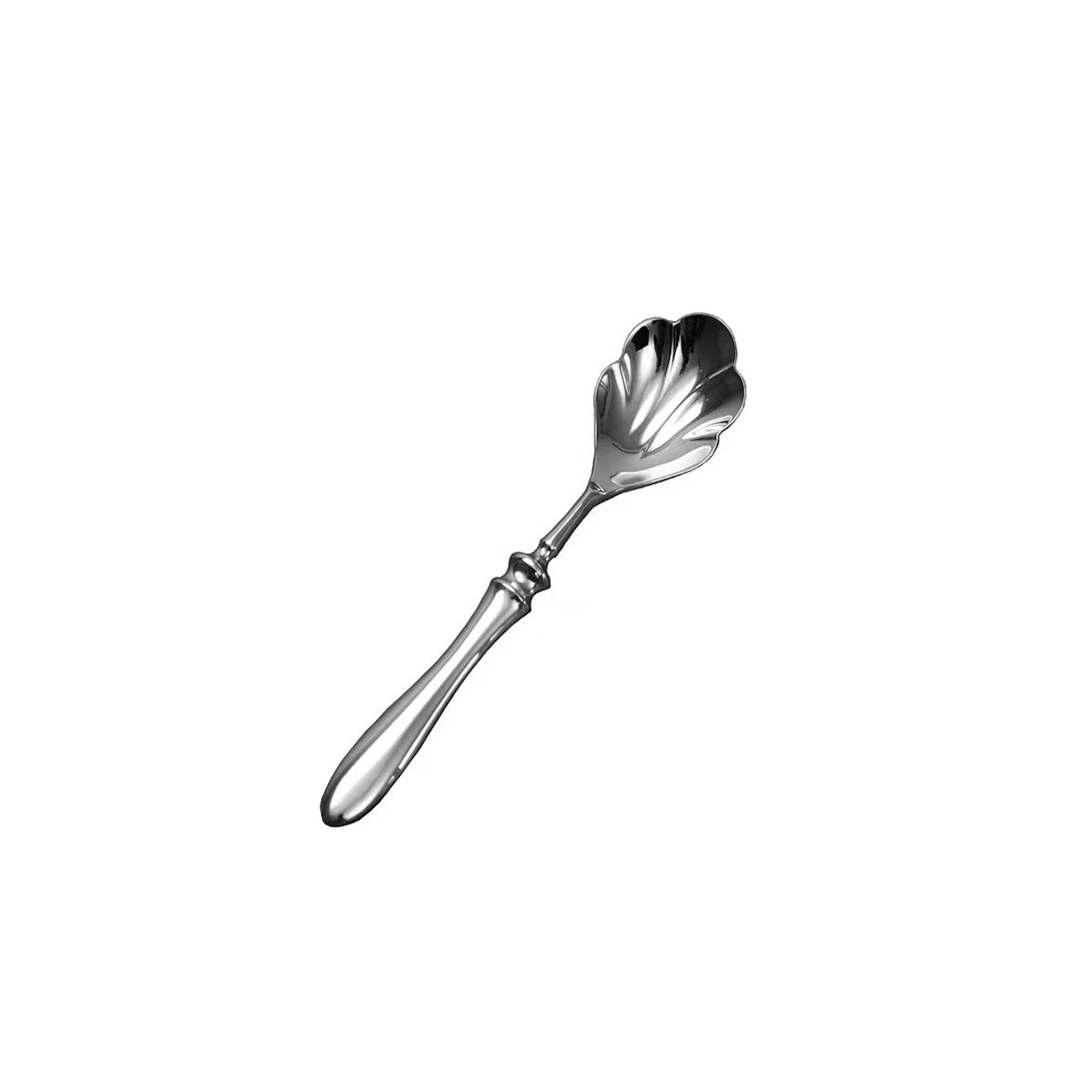 Small stainless steel spoon – front view – Eloré