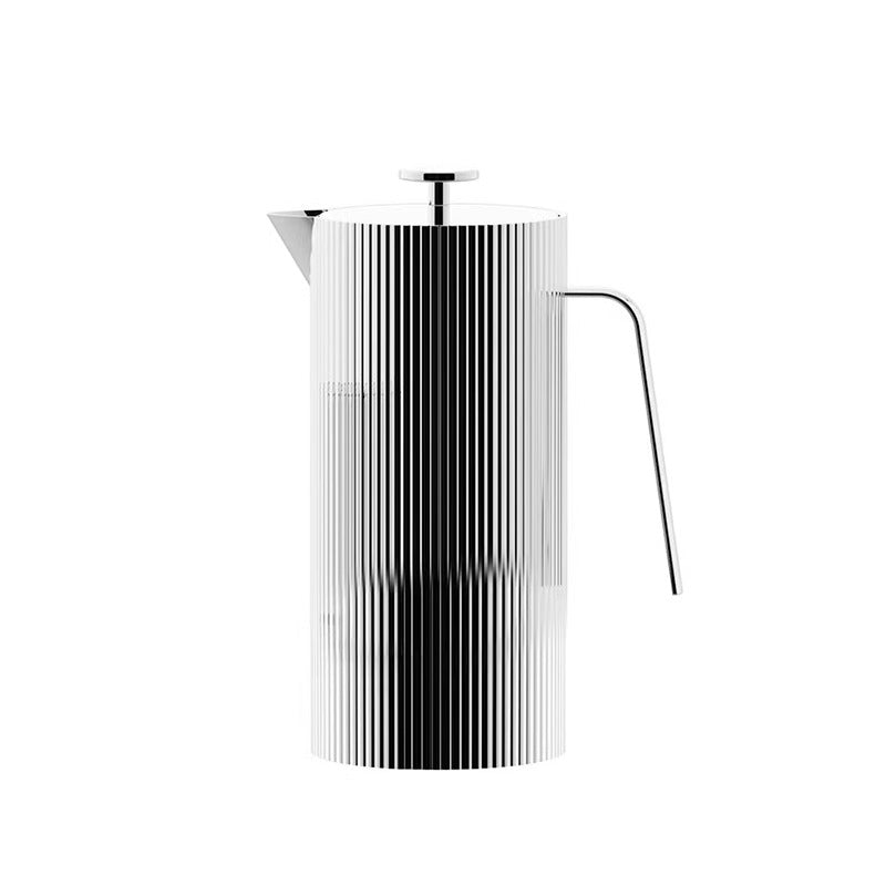 Tall stainless steel pitcher – front view – Eloré